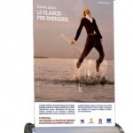 Esempio di espositore MINI ROLL UP